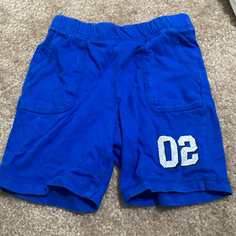 Boys Royal blue cotton shorts